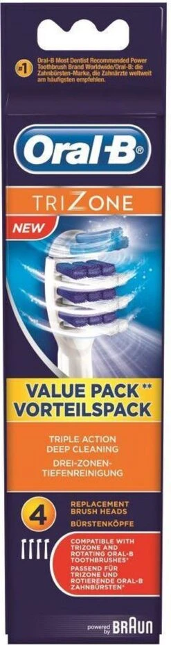 Oral B Oral-B TriZone - Opzetborstels - 4 Stuks -SmileBright Goedkope Winkel 319x1200