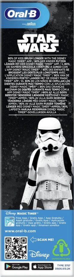 Oral B Oral-B Junior Star Wars - Elektrische Tandenborstel - Powered By Braun - 1 Handvat En 1 Opzetborstel 34 Oral B Oral-B Junior Star Wars - Elektrische Tandenborstel - Powered By Braun - 1 Handvat En 1 Opzetborstel -SmileBright Goedkope Winkel 320x1200 2