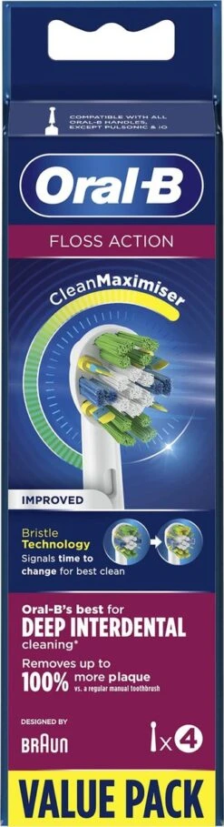 Oral B Oral-B FlossAction - Met CleanMaximiser-technologie - Opzetborstels - 4 Stuks -SmileBright Goedkope Winkel 326x1200 8