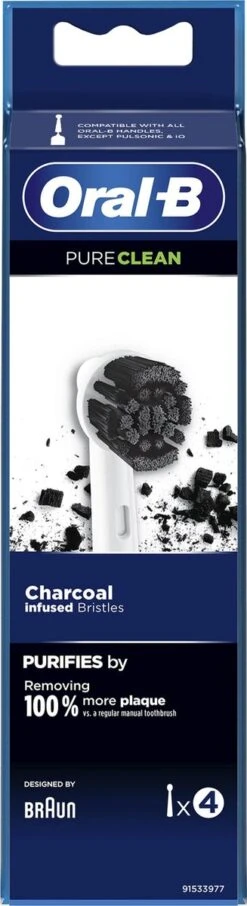 Oral B Oral-B Pure Clean Opzetborstel - 4 Stuks -SmileBright Goedkope Winkel 327x1200 12