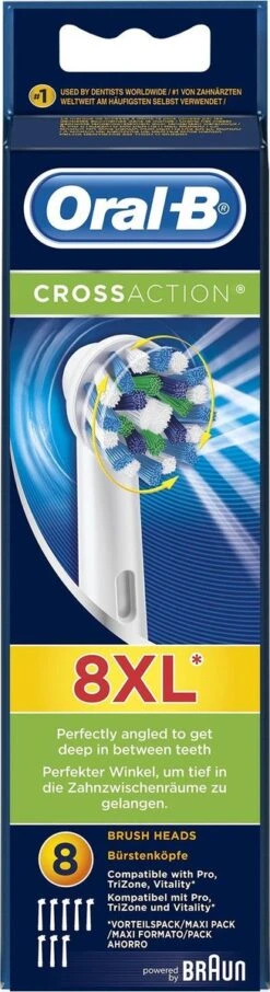Oral B Oral-B Cross Action EB50 - 8 Stuks Voordeelverpakking -opzetborstels -SmileBright Goedkope Winkel 327x1200 16