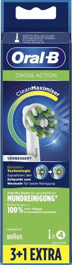 Oral B Oral-B CrossAction - Met CleanMaximiser-technologie - Opzetborstels - 4 Stuks -SmileBright Goedkope Winkel 327x1200 18
