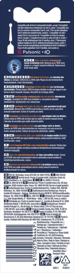 Oral B ORAL-B - Tandenborstel Trizone EB30 - Verp. 3st. - 80217891 8 Oral B ORAL-B - Tandenborstel Trizone EB30 - Verp. 3st. - 80217891 -SmileBright Goedkope Winkel 327x1200 21