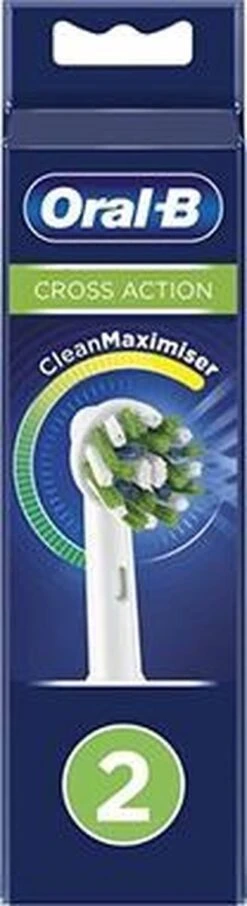 Oral B Oral-B CrossAction - Met CleanMaximiser-technologie - Opzetborstels - 2 Stuks -SmileBright Goedkope Winkel 327x1200 5