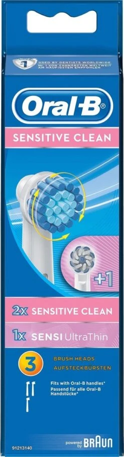 Oral B Ral B Opzetborstel Sensitive Clean 3 Stuks -SmileBright Goedkope Winkel 328x1200