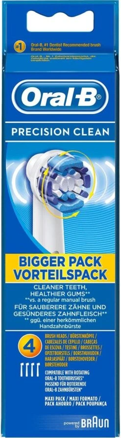 Oral B Oral-B Precision Clean Opzetborstels - 4 Stuks -SmileBright Goedkope Winkel 332x1200