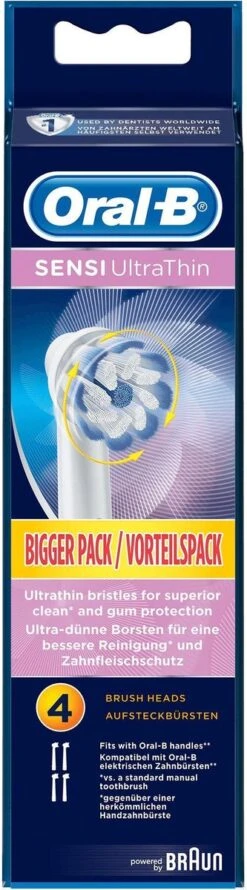 Oral B Oral-B Sensi UltraThin Opzetborstels - 4 Stuks -SmileBright Goedkope Winkel 333x1200