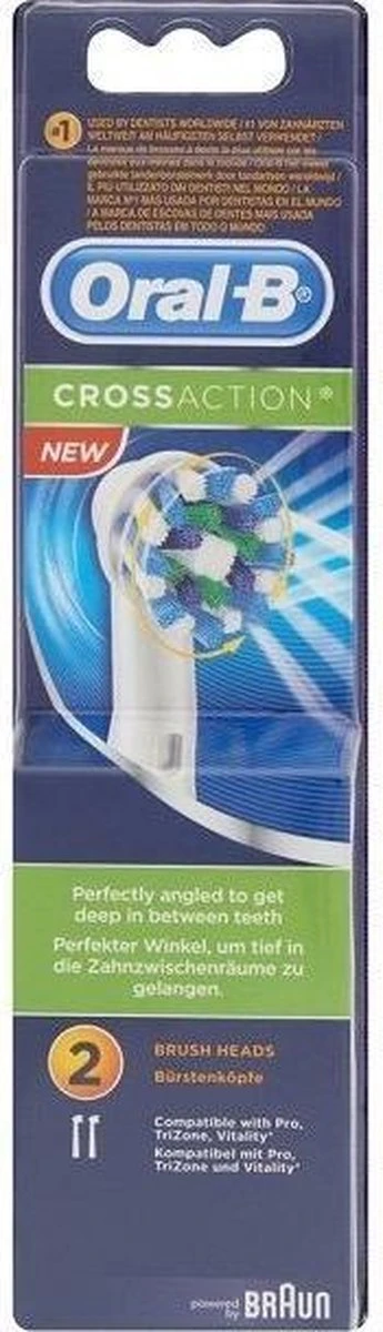 Oral B Oral-B Cross Action EB50 - 2 Stuks - Opzetborstels 20 Oral B Oral-B Cross Action EB50 - 2 Stuks - Opzetborstels - Afbeelding 20