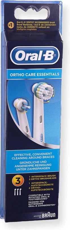 Oral B Oral-B Ortho Care - Opzetborstels - 3 Stuks 34 Oral B Oral-B Ortho Care - Opzetborstels - 3 Stuks -SmileBright Goedkope Winkel 367x1200