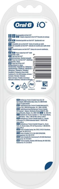 Oral B Oral-B IO Gentle Care Opzetborstels Wit 4 Stuks -SmileBright Goedkope Winkel 378x1200