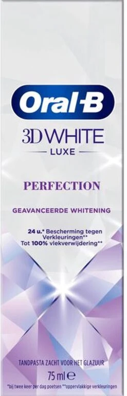Oral B Oral-B 3D White Luxe Perfection - Voordeelverpakking 4 X 75 Ml -Tandpasta Verpakt In Gerecycleerd Karton 13 Oral B Oral-B 3D White Luxe Perfection - Voordeelverpakking 4 X 75 Ml -Tandpasta Verpakt In Gerecycleerd Karton -SmileBright Goedkope Winkel 385x1200