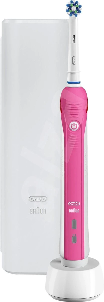 Oral B Oral-B Pro 2500 CrossAction Pink - Elektrische Tandenborstel 2 Oral B Oral-B Pro 2500 CrossAction Pink - Elektrische Tandenborstel - Afbeelding 2