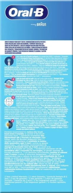 Oral B Oral-B Vitality Frozen - Elektrische Tandenborstel Voor Kinderen - 1 Handvat En 2 Opzetborstels -SmileBright Goedkope Winkel 452x1200