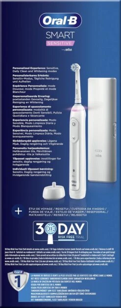 Oral B Oral-B Smart Sensitive - Elektrische Tandenborstel - Ontworpen Door Braun - 1 Handvat En 1 Opzetborstel -SmileBright Goedkope Winkel 473x1200