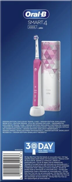 Oral B Oral-B Smart 4 4500 - Roze - Elektrische Tandenborstel -SmileBright Goedkope Winkel 474x1200 1