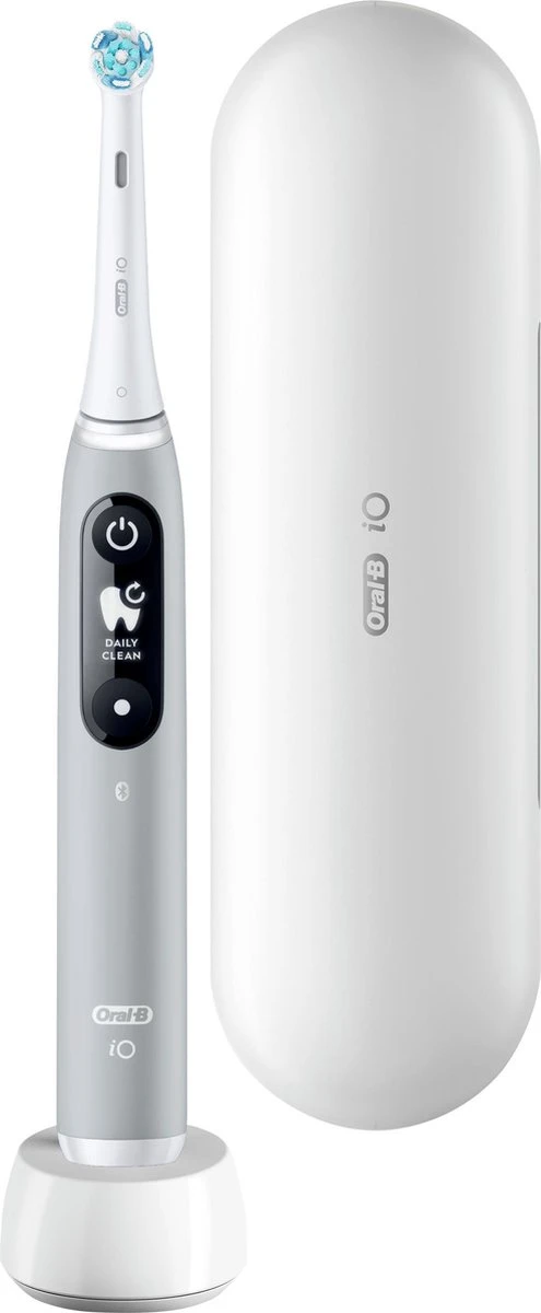 Oral B Oral-B IO - 6 - Opal Grey-Elektrische Tandenborstel Met Revolutionaire Magnetische Technologie Powered By Braun 7 Oral B Oral-B IO - 6 - Opal Grey-Elektrische Tandenborstel Met Revolutionaire Magnetische Technologie Powered By Braun - Afbeelding 7