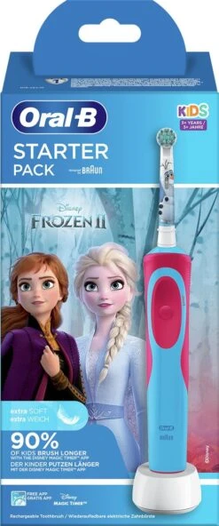 Oral B Oral-B Vitality Frozen - Elektrische Tandenborstel Voor Kinderen - 1 Handvat En 2 Opzetborstels -SmileBright Goedkope Winkel 501x1200 1