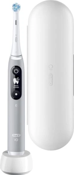 Oral B Oral-B IO - 6 - Opal Grey-Elektrische Tandenborstel Met Revolutionaire Magnetische Technologie Powered By Braun 22 Oral B Oral-B IO - 6 - Opal Grey-Elektrische Tandenborstel Met Revolutionaire Magnetische Technologie Powered By Braun -SmileBright Goedkope Winkel 509x1200