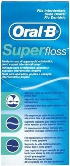 Oral B Oral-B Superfloss - 50 Stuks - Flosdraad -SmileBright Goedkope Winkel 511x1200