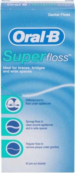 Oral B Oral-B Superfloss - 50 Stuks - Flosdraad -SmileBright Goedkope Winkel 519x1200