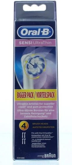 Oral B Oral-B Sensi UltraThin Opzetborstels - 4 Stuks -SmileBright Goedkope Winkel 521x1200