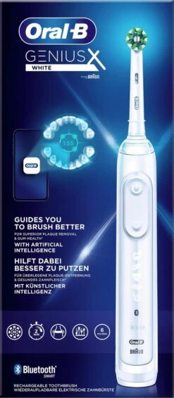 Oral B Oral-B Genius X - Wit - Elektrische Tandenborstel - Ontworpen Door Braun - 1 Handvat En 1 Opzetborstel 15 Oral B Oral-B Genius X - Wit - Elektrische Tandenborstel - Ontworpen Door Braun - 1 Handvat En 1 Opzetborstel -SmileBright Goedkope Winkel 524x1200