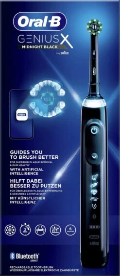Oral B Oral-B Genius X - Special Editie - Zwart - Elektrische Tandenborstel - 1 Handvat En 1 Opzetborstel -SmileBright Goedkope Winkel 525x1200 1