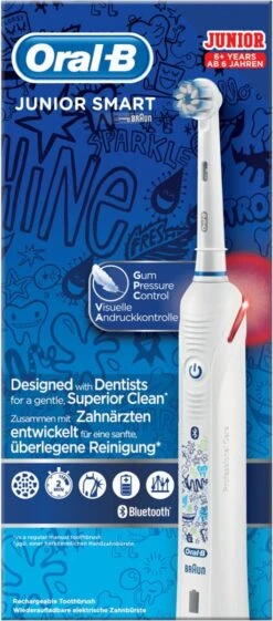 Oral B Oral-B Junior - Elektrische Tandenborstel - Wit -SmileBright Goedkope Winkel 528x1200