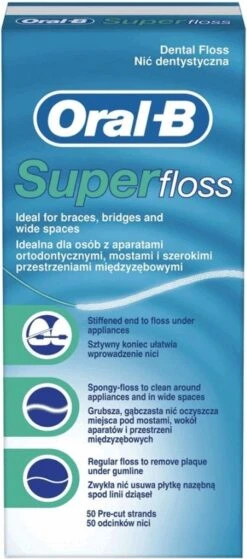 Oral B Oral-B Superfloss - 50 Stuks - Flosdraad -SmileBright Goedkope Winkel 530x1200 3