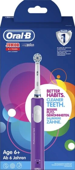 Oral B Oral-B Junior - Elektrische Tandenborstel - Paars -SmileBright Goedkope Winkel 534x1200 2