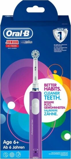 Oral B Oral-B Junior - Elektrische Tandenborstel - Paars -SmileBright Goedkope Winkel 536x1200 1