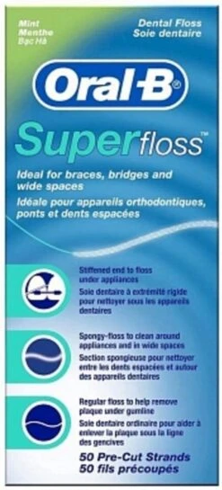 Oral B Oral-B Superfloss - 50 Stuks - Flosdraad -SmileBright Goedkope Winkel 544x1200 1