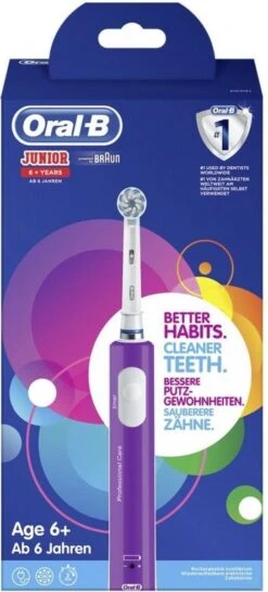 Oral B Oral-B Junior - Elektrische Tandenborstel - Paars -SmileBright Goedkope Winkel 544x1200