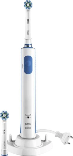 Oral B Oral-B PRO 670 CrossAction - Elektrische Tandenborstel - Met 2 Opzetborstels -SmileBright Goedkope Winkel 565x1200