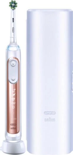Oral B Oral-B Genius X - Elektrische Tandenborstel - Rosegold -SmileBright Goedkope Winkel 567x1200