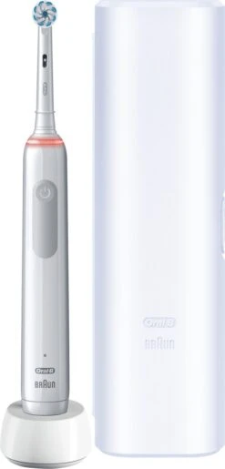 Oral B Oral-B Pro 3 - 3500 - Witte Elektrische Tandenborstel + Reisetui -SmileBright Goedkope Winkel 576x1200