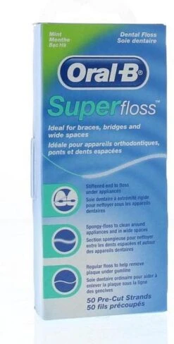 Oral B Oral-B Superfloss - 50 Stuks - Flosdraad -SmileBright Goedkope Winkel 607x1200 3