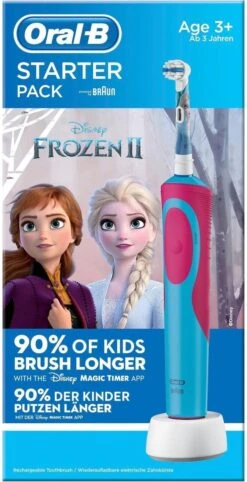 Oral B Oral-B Vitality Frozen - Elektrische Tandenborstel Voor Kinderen - 1 Handvat En 2 Opzetborstels -SmileBright Goedkope Winkel 615x1200 1
