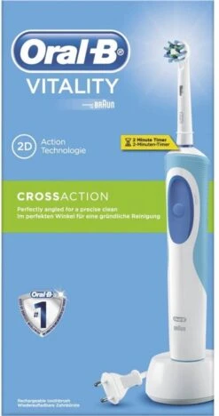 Oral B Oral-B Vitality CrossAction - Elektrische Tandenborstel - Blauw, Wit -SmileBright Goedkope Winkel 633x1200