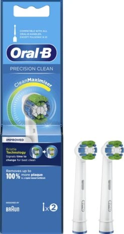Oral B Oral-B Precision Clean - Met CleanMaximiser-technologie - Opzetborstels - 2 Stuks -SmileBright Goedkope Winkel 637x1200 3