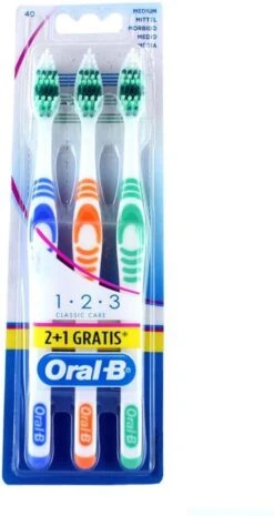 Oral B Oral-B Tandenborstel 1-2-3 Multipak 3 Stuks -SmileBright Goedkope Winkel 638x1200 7