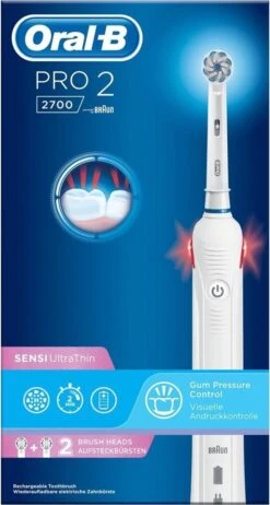 Oral B Oral-B Pro 2 2700 - Sensi Ultra Thin - Elektrische Tandenborstel - Wit 22 Oral B Oral-B Pro 2 2700 - Sensi Ultra Thin - Elektrische Tandenborstel - Wit -SmileBright Goedkope Winkel 641x1200