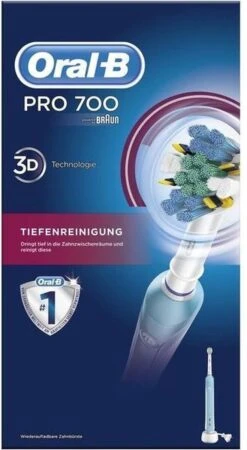 Oral B Pro 700 CrossAction - Elektrische Tandenborstel -SmileBright Goedkope Winkel 659x1200