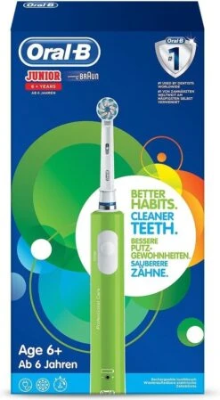 Oral B Oral-B Junior - Elektrische Tandenborstel - Groen 27 Oral B Oral-B Junior - Elektrische Tandenborstel - Groen -SmileBright Goedkope Winkel 660x1200