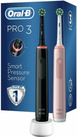 Oral B Oral-B Pro 3 - 3900 - Zwarte En Roze - Elektrische Tandenborstel -SmileBright Goedkope Winkel 676x1200 1