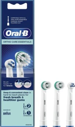Oral B Oral-B Ortho Care - Opzetborstels - 3 Stuks 38 Oral B Oral-B Ortho Care - Opzetborstels - 3 Stuks -SmileBright Goedkope Winkel 706x1200