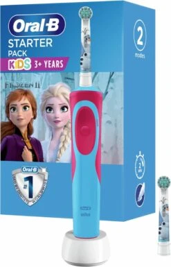 Oral B Oral-B Vitality Frozen - Elektrische Tandenborstel Voor Kinderen - 1 Handvat En 2 Opzetborstels -SmileBright Goedkope Winkel 770x1200