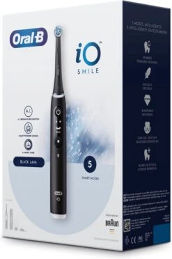 Oral B IO 6N - SMILE Black Lava Elektrische Tandenborstel Ontworpen Door Braun -SmileBright Goedkope Winkel 796x1200