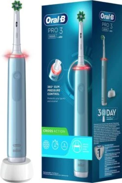 Oral B Oral-B Pro 3 - 3000 - Elektrische Tandenborstel - Ontworpen Door Braun - Blauw -SmileBright Goedkope Winkel 798x1200 1