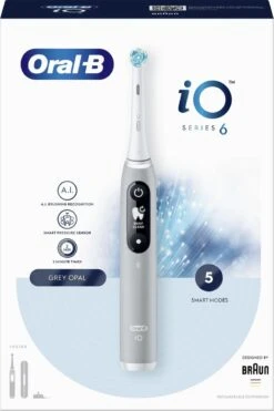 Oral B Oral-B IO - 6 - Opal Grey-Elektrische Tandenborstel Met Revolutionaire Magnetische Technologie Powered By Braun 15 Oral B Oral-B IO - 6 - Opal Grey-Elektrische Tandenborstel Met Revolutionaire Magnetische Technologie Powered By Braun -SmileBright Goedkope Winkel 798x1200